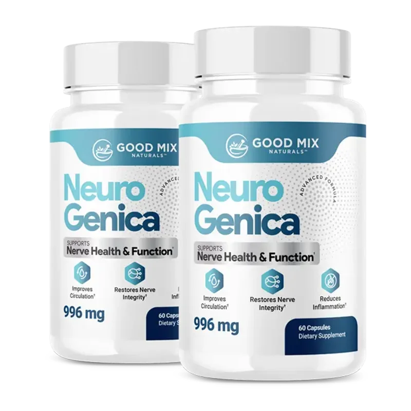 NeuroGenica Cognitive Relief Supplement — 2 Bottle / 60 Day Pack