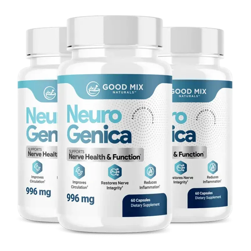 NeuroGenica Cognitive Relief Supplement — 3 Bottle / 90 Day Pack